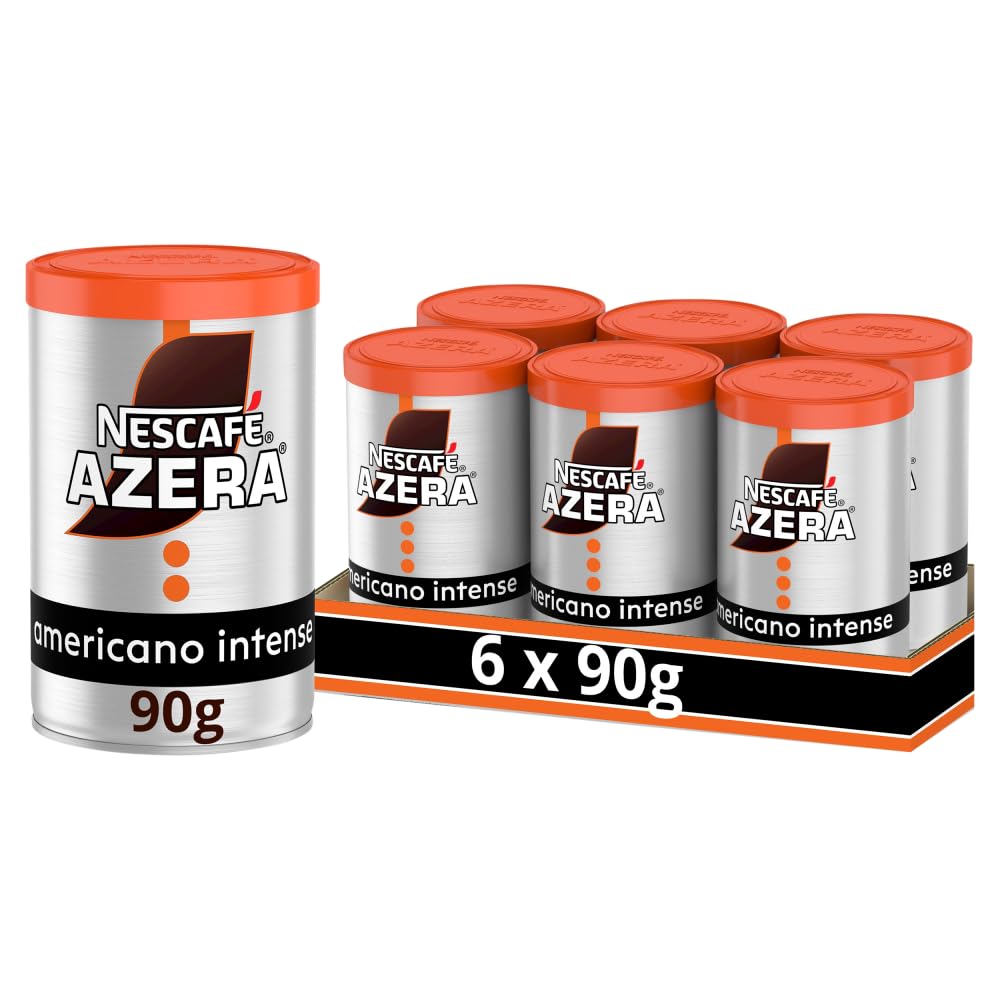 NESCAF? Azera Americano Intense Instant Coffee 90g pack of 6