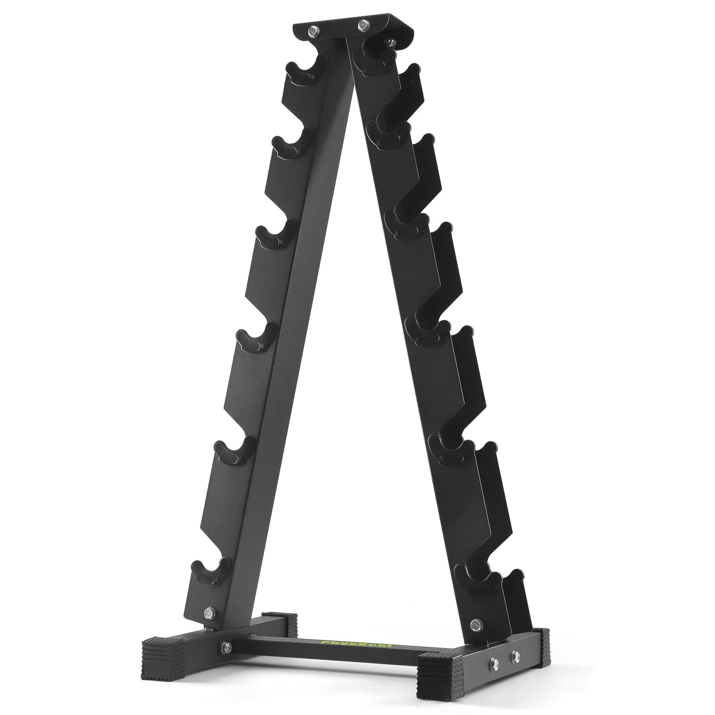 PhysKcal 6-Tier Weights Storage Dumbbell Stand, Dumbbell Rack Heavy Duty Steel 400kg Load Bearing, Dumbbell Tree Stand Weights Holder for Home Gym