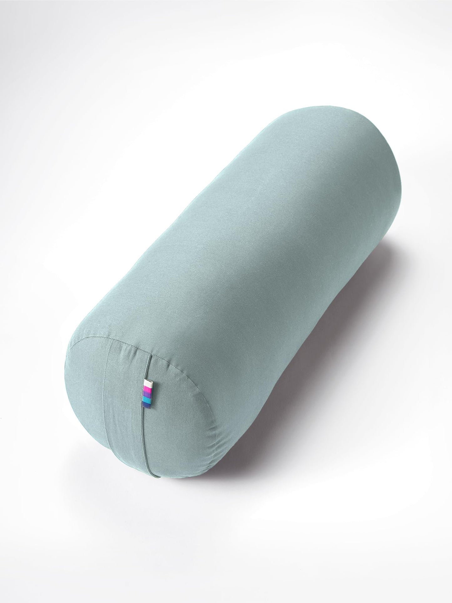 Yogamatters Organic Cotton Bolster | Removable Washable Cover | Yoga Bolster Cushion for Restorative Yoga and Meditation (Mineral)