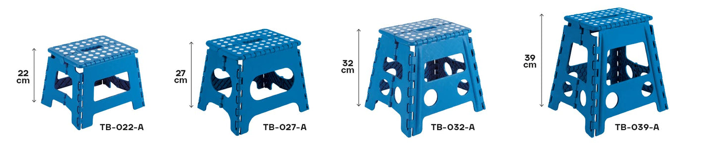 ARREGUI TB-027-A Small Folding Stool | Folding Stool for Children and Adults | Portable and Foldable Folding Stool | 150 kg Load Capacity