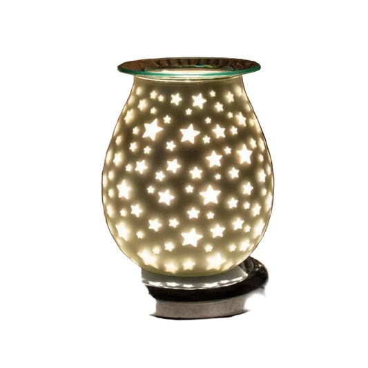 Lesser & Pavey Satin White Stars Aroma Lamp