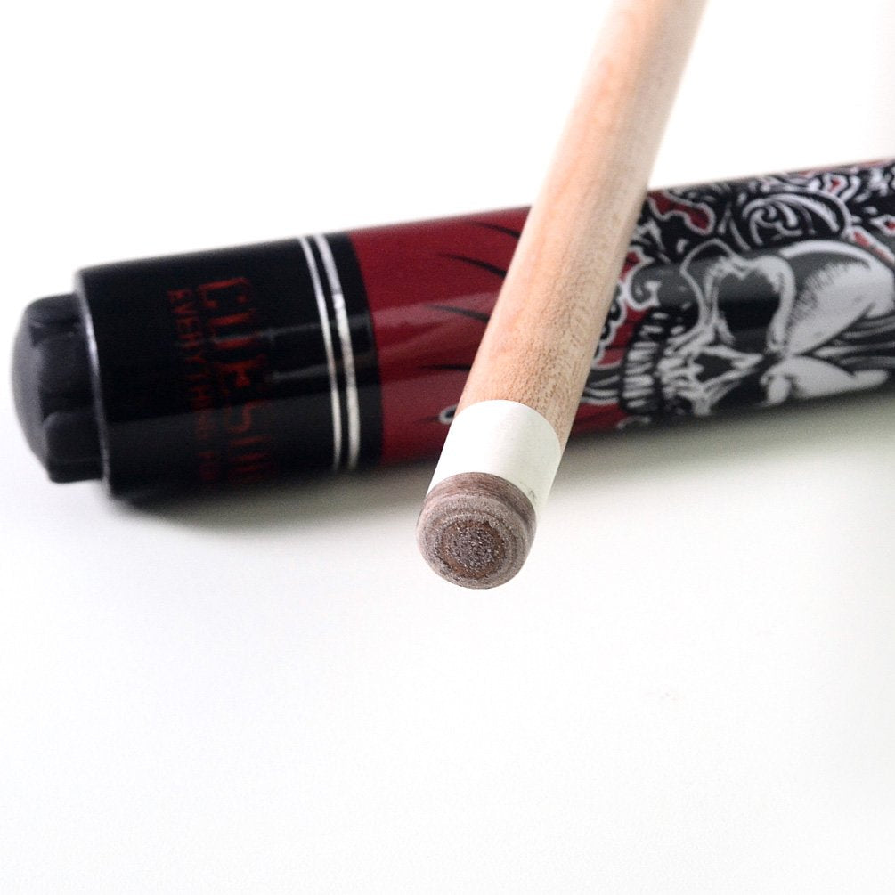 CUESOUL ROCKIN Series 58" 21oz Maple Pool Cue Stick Set with Joint Protector/Shaft Protector and Cue Towel(G408)