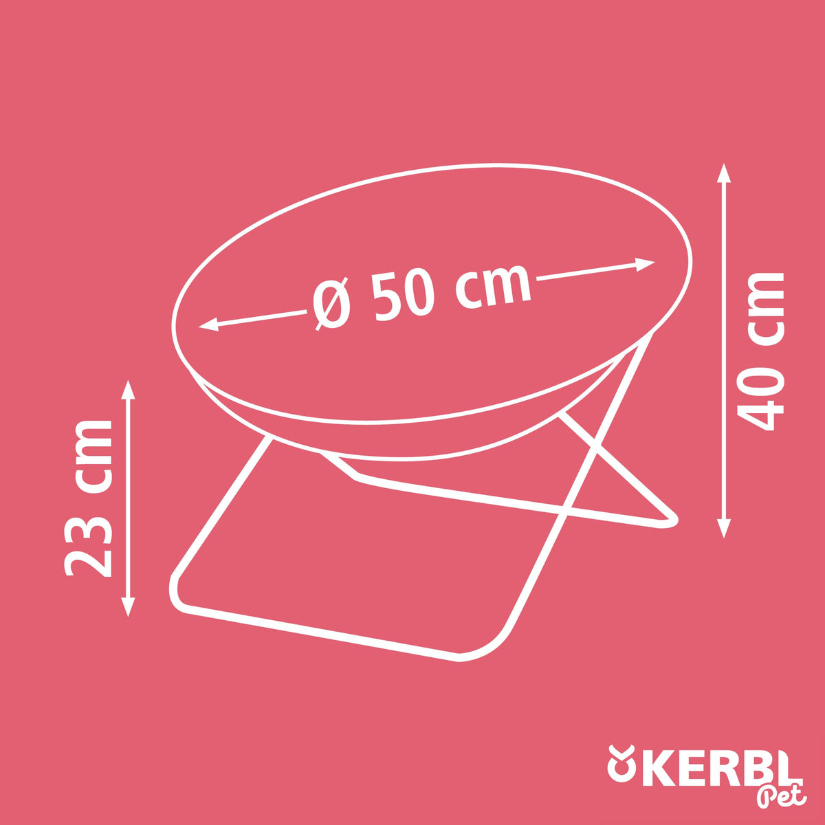 Kerbl Sleeping Nest Sharon, White