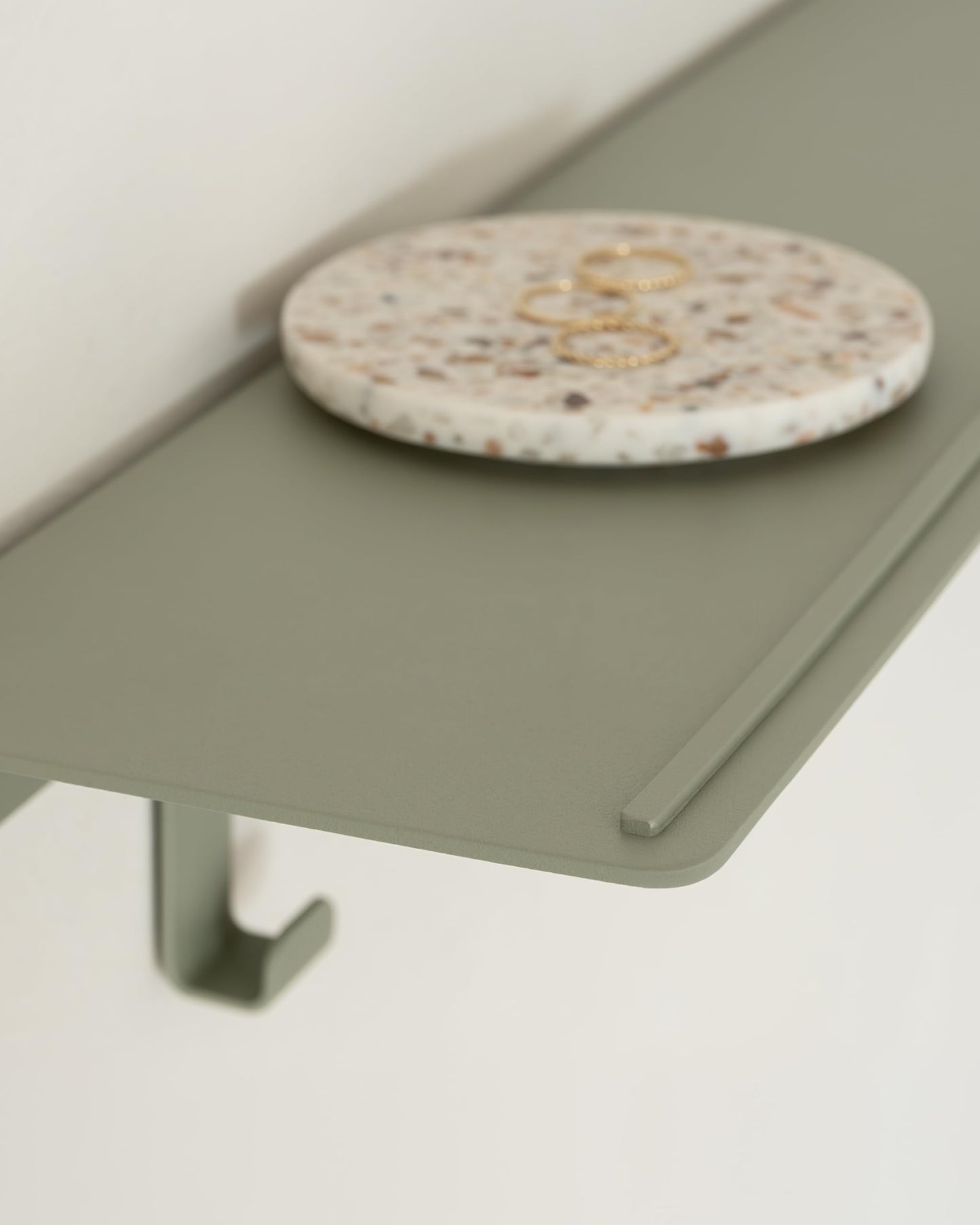 Kazai. Wall Mounted Coat Rack with Shelf 'Holmsen' | Modern Coat Hooks Wall Mounted | Hanger with Storage Shelf | Metal Hook Rack for Hallway