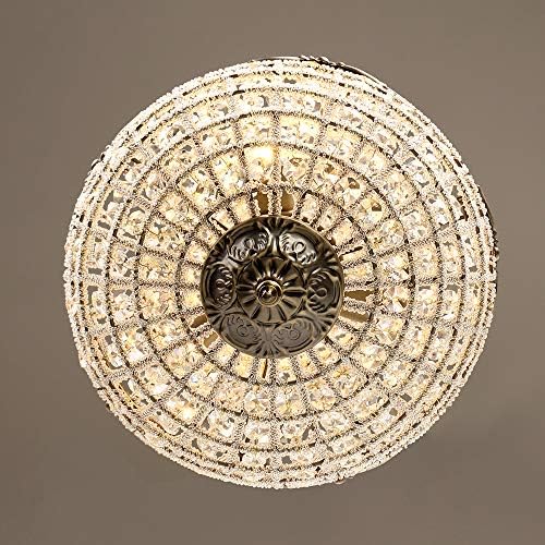 Newrays Retro Vintage Charming Royal Empire Style Led Crystal Modern Chandelier Lamp Lustres Lights G9 for Hotel Church Living Room
