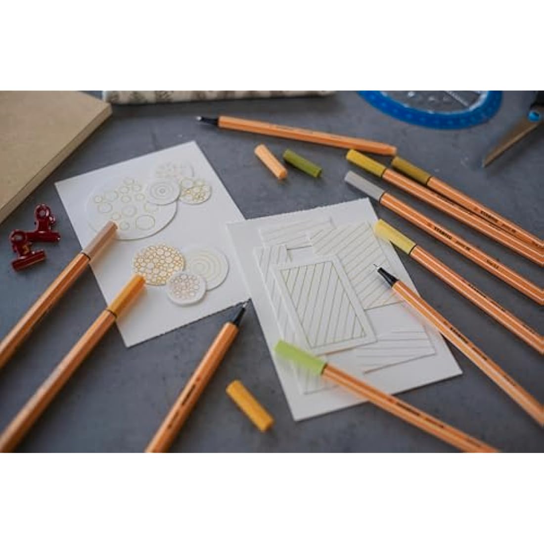 STABILO point 88 - Fineliner - Pack of 8 - Assorted Colours