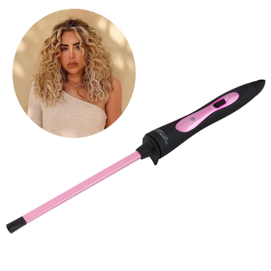 CHOPSTICK STYLER Heroine Curling Wand, 10mm Super Skinny Rectangular Ceramic Barrel for Tight Long Lasting Chopstick Curls for Long & Short Hair with