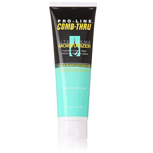 Pro-Line Comb-Thru Lite-Creme Moisturizer: Moisturizing & Detangling for Textured Hair 113g/3.99 oz