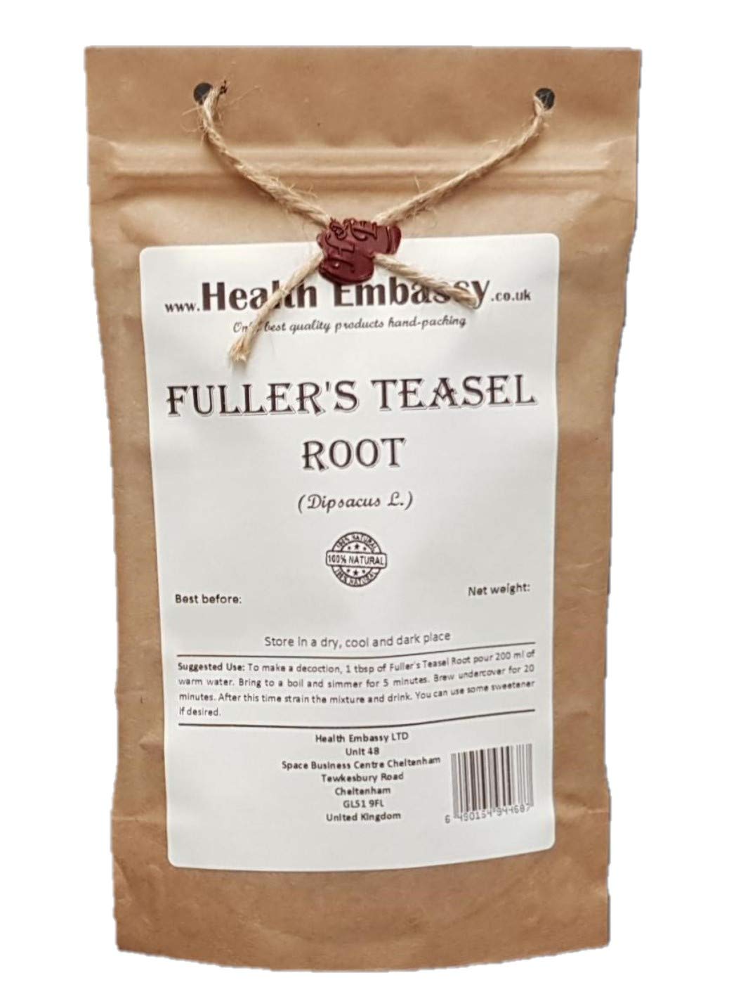 Health Embassy Fuller's Teasel Root | Dipsacus L | 100g