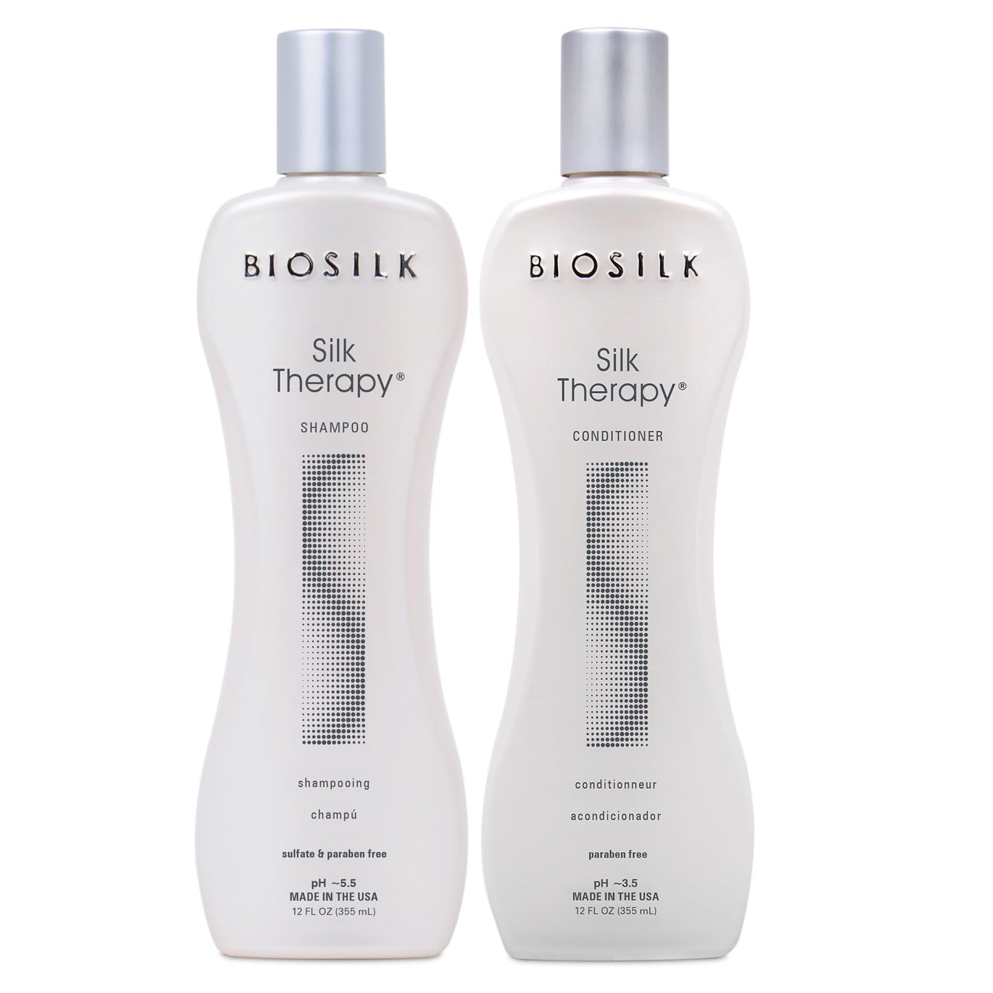 Biosilk Silk Therapy Duo Set Shampoo And Conditioner 12 Oz