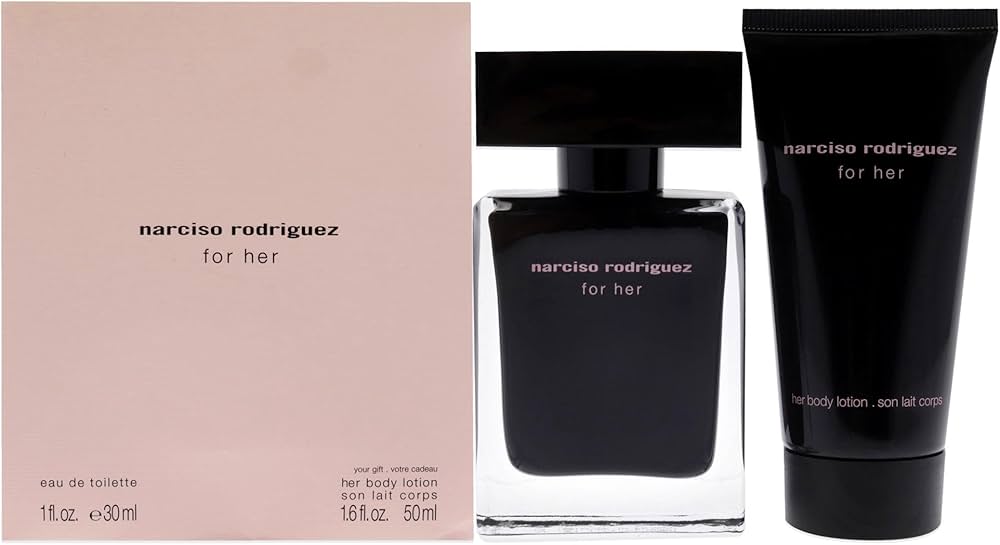 Narciso Rodriguez for Her Gift Set 50ml EDT + 50ml Body Lotion