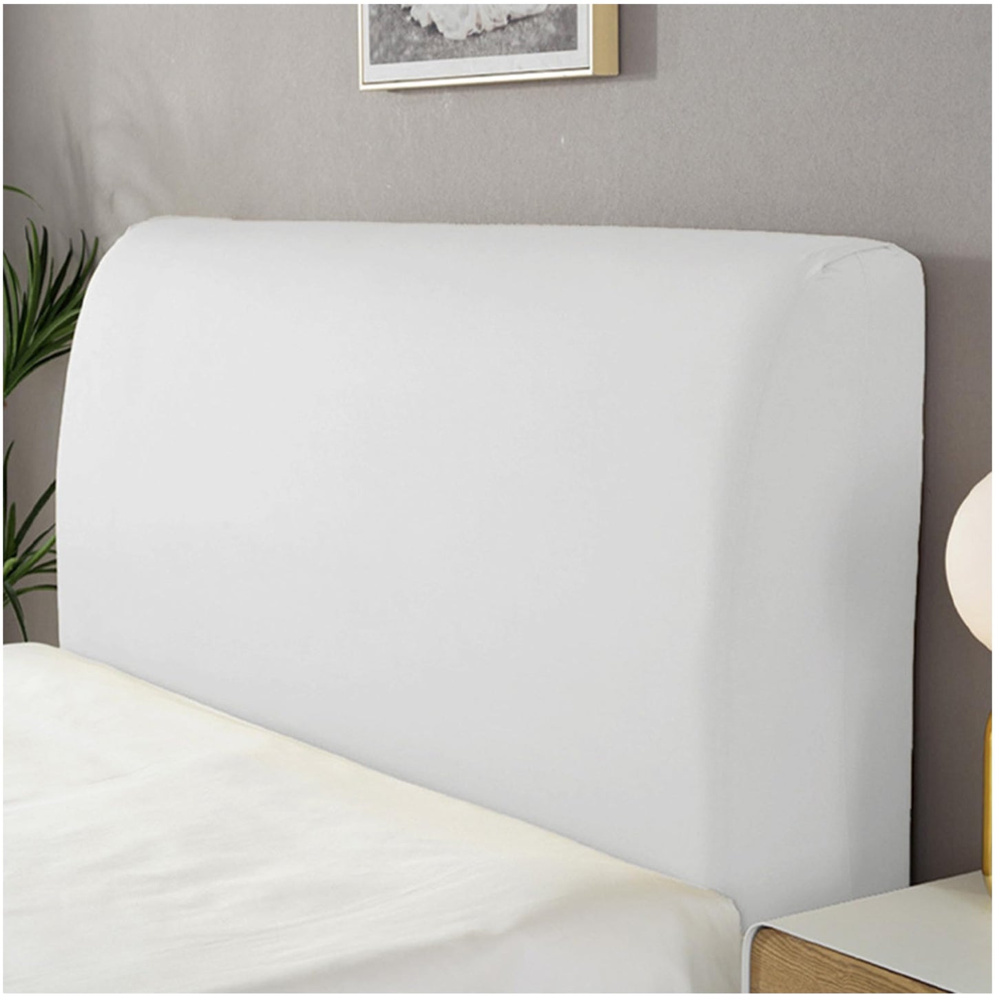 Sueving Stretch Headboard Cover, Bed Headboard Cover, Dustproof Headboard Wrap, All-Inclusive Bed Head Protector for Single/Double/King/Super King
