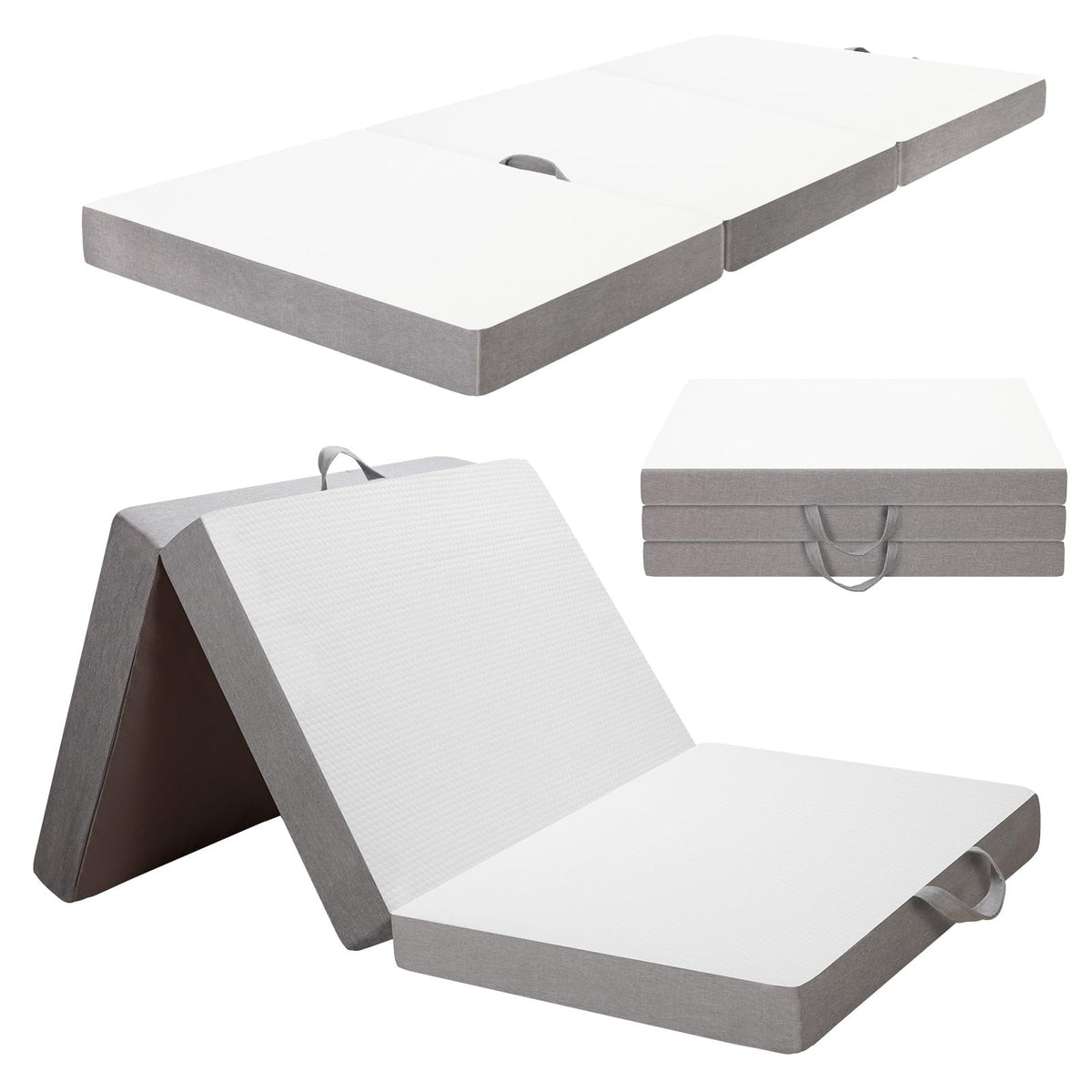 Gwydre 190x90x10cm Single Folding Mattress