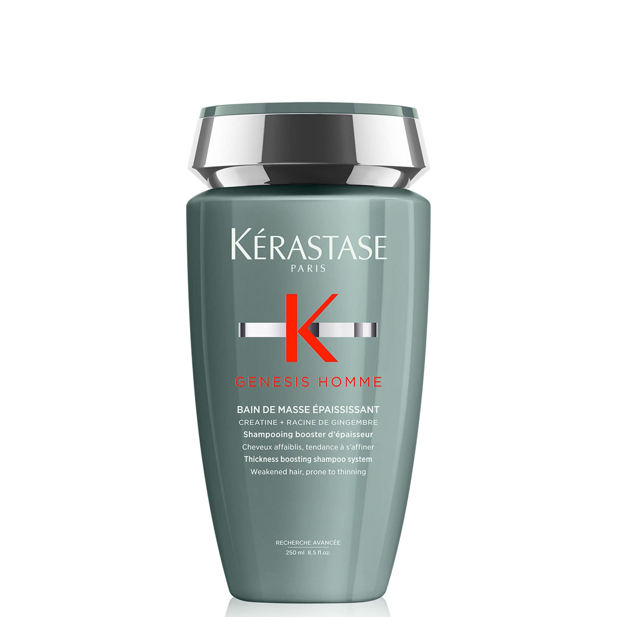 K?rastase Genesis Homme Men?s Shampoo, Anti-Fall Thickening Shampoo, for Weakened and Thinning Hair, Bain De Masse Epaississant, 250 ml
