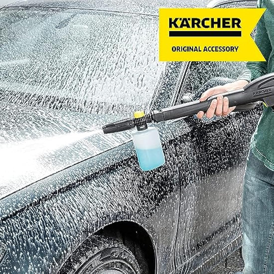 Kärcher 26431470 FJ6 Foam Jet Nozzle with 0.6 L Capacity Foamer for Pressure Washer Accessory, Multi