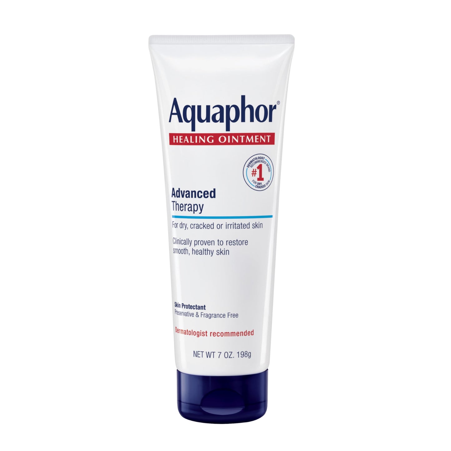 Aquaphor Advanced Therapy Healing Ointment Skin Protectant 7 Ounce Tube