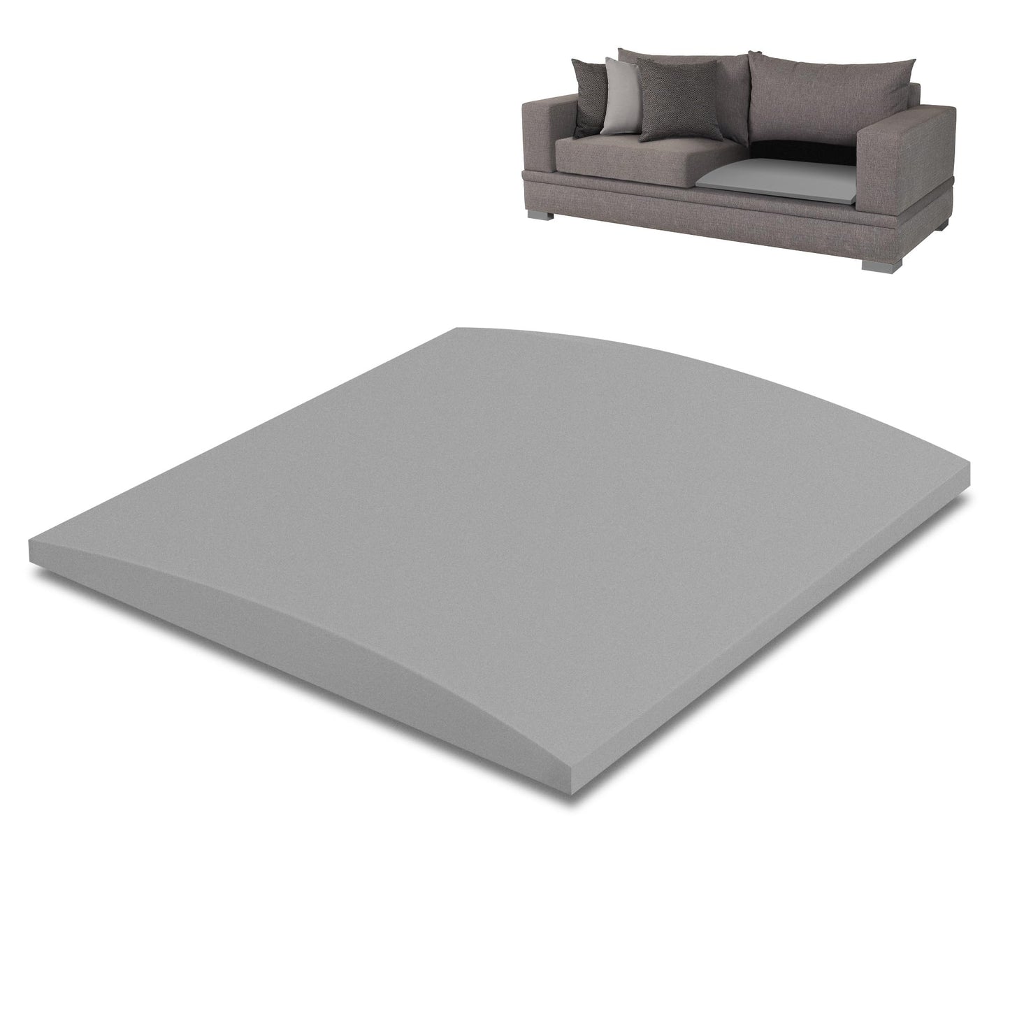 moonoom 20" x 20" Foam Cushion Couch Cushion Support - Living Room Sofa Sag Support