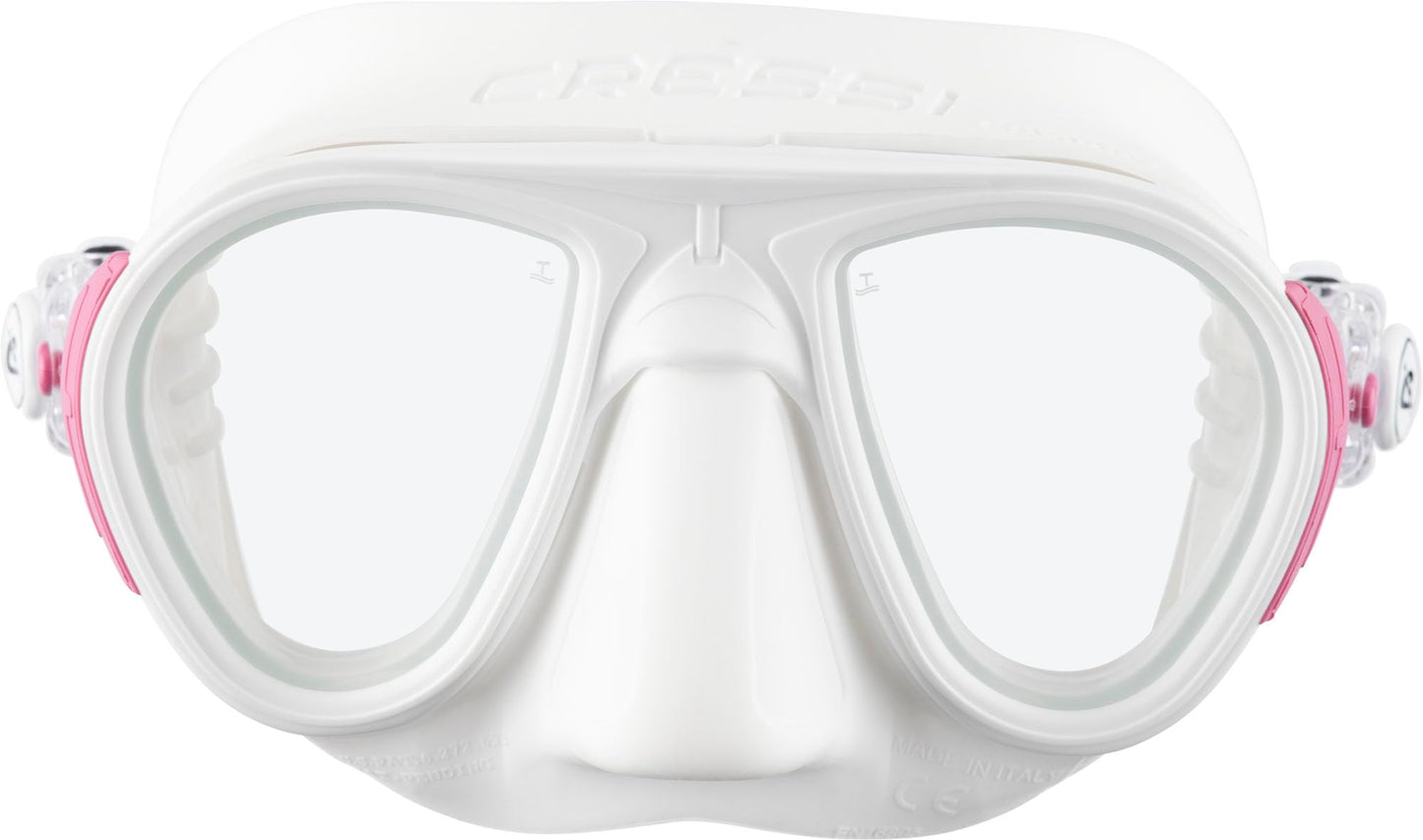 Cressi Calibro Diving Mask - White, Uni