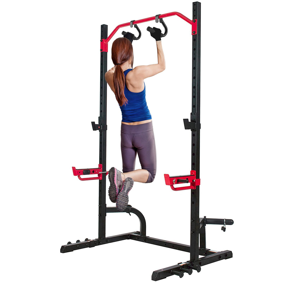 SELEWARE Multifunctional Grip Hadles Robust Steel Tubing Netural Grip Pullup Handle Attachments For Pull-up Bars, Barbells and Resistance Bands Comfy