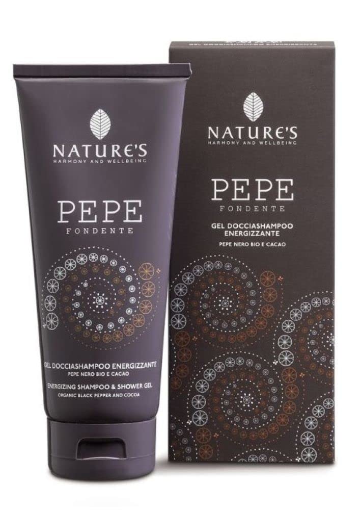 Dark Pepper Energizing Shower Gel Shampoo 200 ml of gel