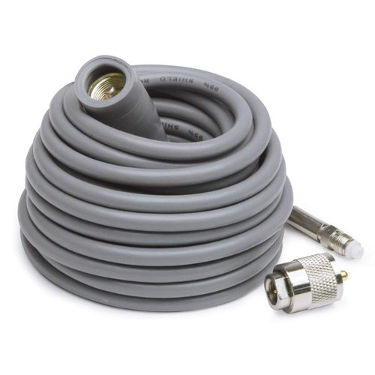 K40 K4018FME 18ft Super Mini-8 CB Antenna Cable with Removable FME Connector