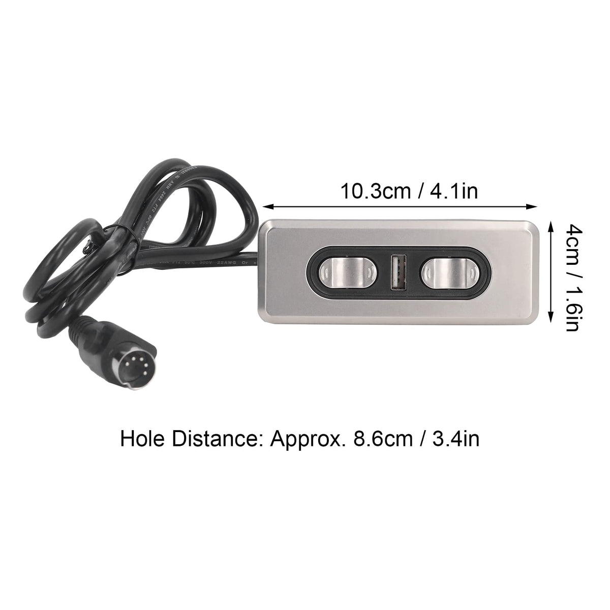 Electric Sofa Controller, Dual Motor 12V/29V Electric Sofa Controller,Convenient and Reliable,with USB Charging Port 5P Lift Chair Control Switch