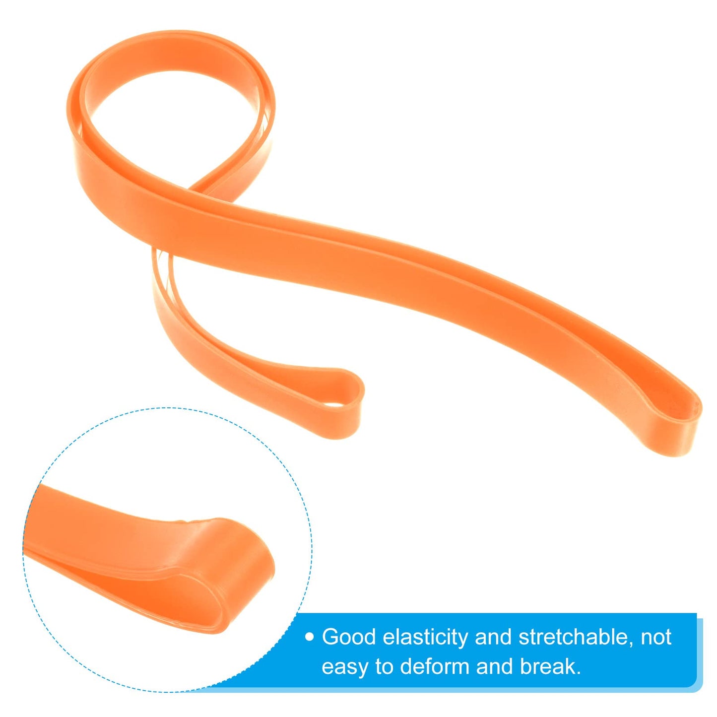 PATIKIL Towel Bands, 6 Pack Elastic Elastic Beach Chair Towel Clips Windproof Towel Holder Silicone Rubber Bands Straps for Beach Pool Cruise Chairs