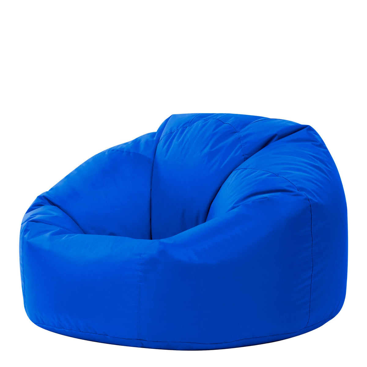 Bean Bag Bazaar Outdoor Bean Bag, Blue, Water Resistant Fabric, Large Beanbag with Filling Included, Floor Chair, Garden Chair, Outdoor Seating,