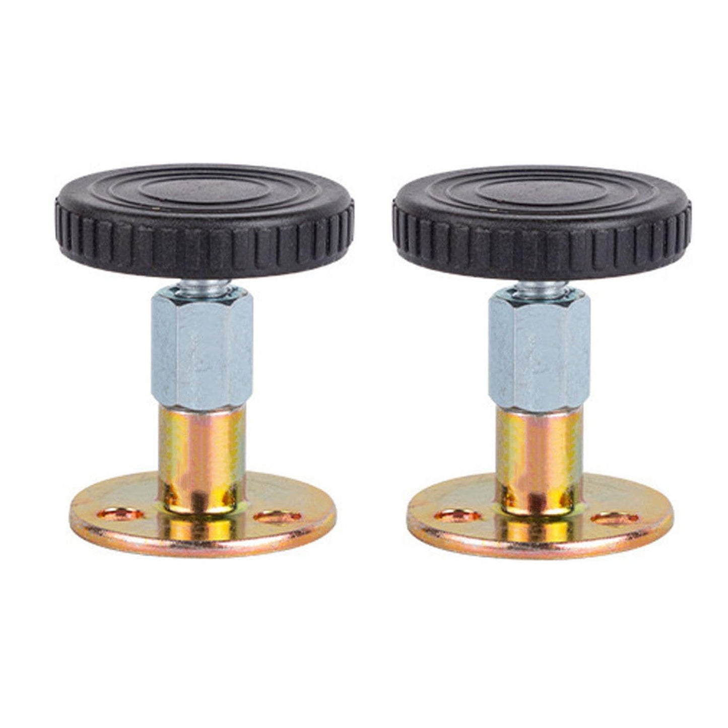 2 Pieces Anti-Shake Fixer with Adjustable Threaded Bed Frame Anti-Shake Tool Headboard Stopper Telescopic Support Use for Bed Cabinet Chair Sofa