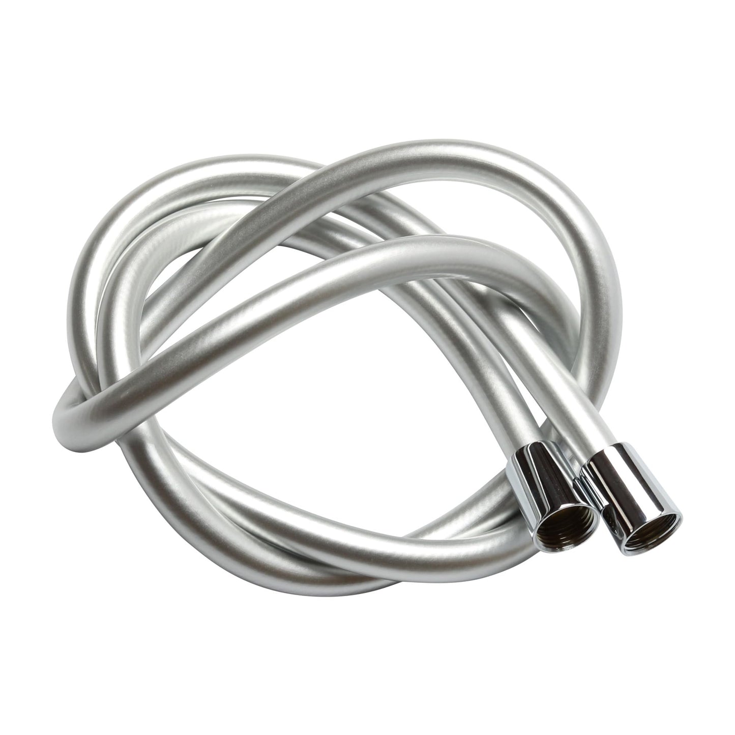 YOSSEE Long Easy Clean Shower Hose 2 Meters / 78.74 inch - Smooth PVC with Anti-Twist Brass Connections - Universal Replacement, Flexible, Kink and