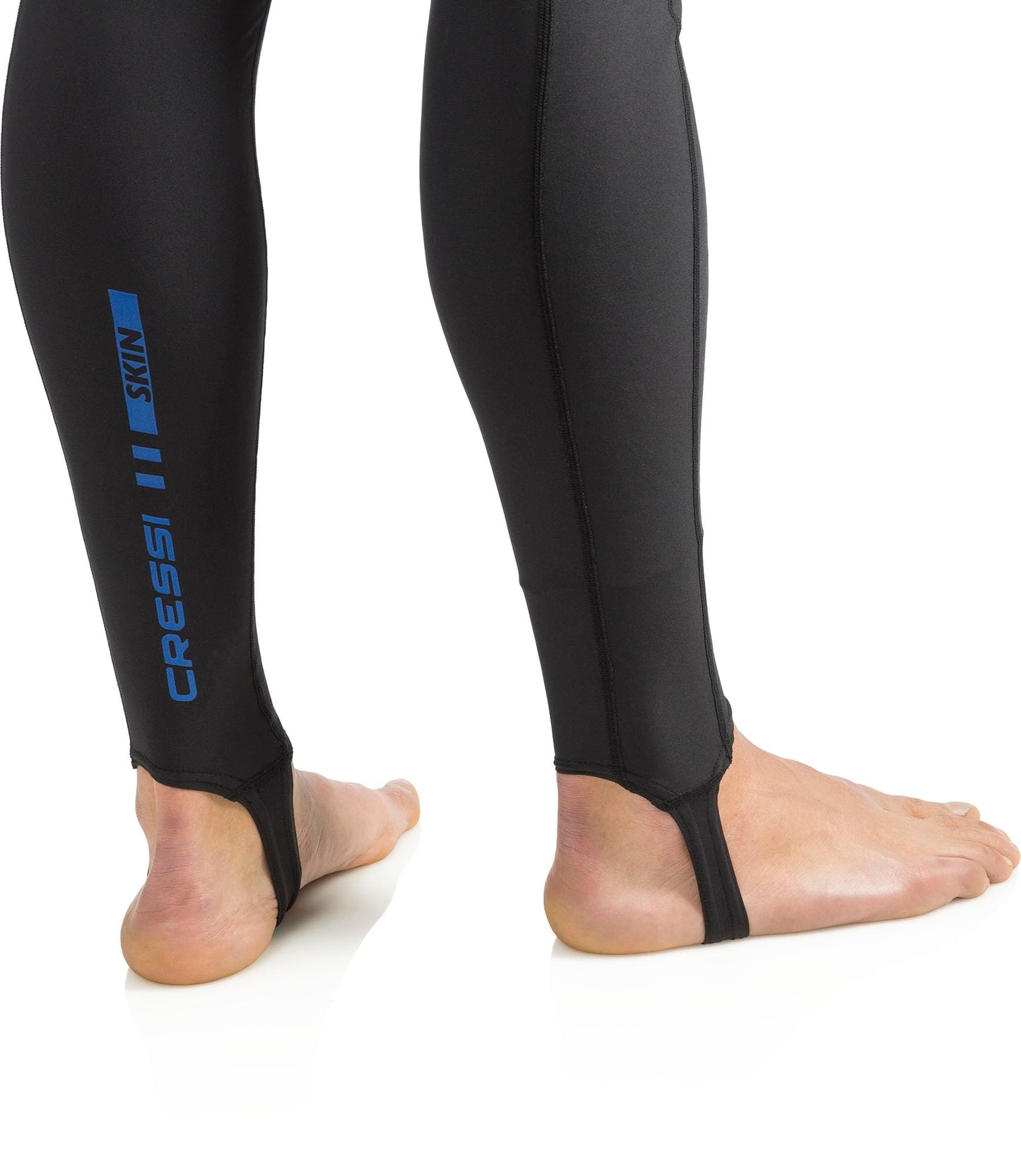 Cressi Men's 1mm One piece wetsuit Skin, Black Blue, XL/5