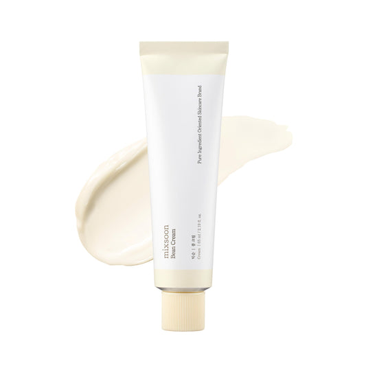 mixsoon Bean Cream, Vegansnail, Nourishing, Long-lasting Soothing Hydration, Pore & Sebum Control, Korean Skin Care (65ml)