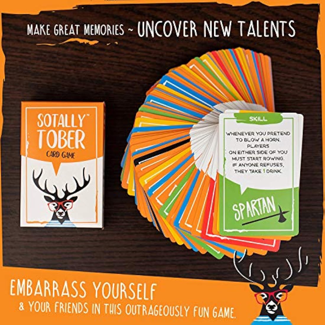 Sotally Tober Drinking Games for Adults - Outrageously Fun Adult Party Card Game