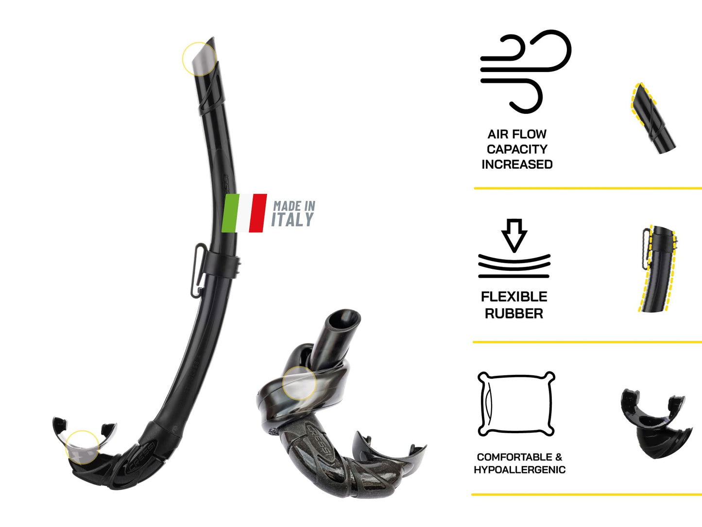 Cressi Calibro + Corsica Snorkeling Set - Green, Uni