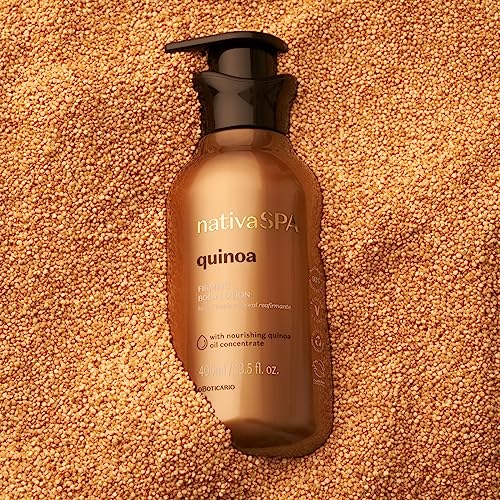Reaffirmating Body Lotion Quinoa Nativa SPA 400ml oBoticário Loção Reafirmante Corporal Quinoa Nativa SPA 400ml