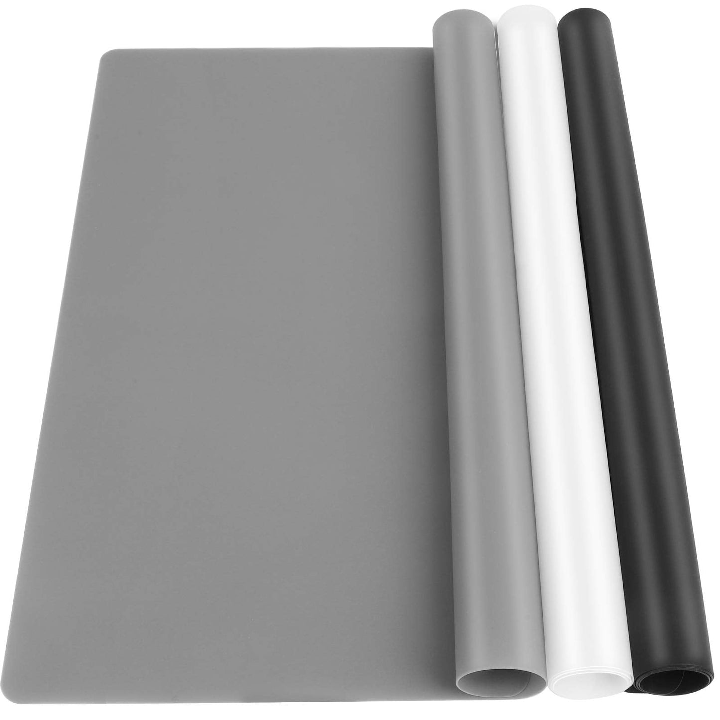 LEOBRO Silicone Mats, 3 PCS 15.7? x 11.7" Silicone Mat for Crafts, Resin Molds, Play Dough Mat, Silicone Sheets for Epoxy Resin, Clay, Crafts