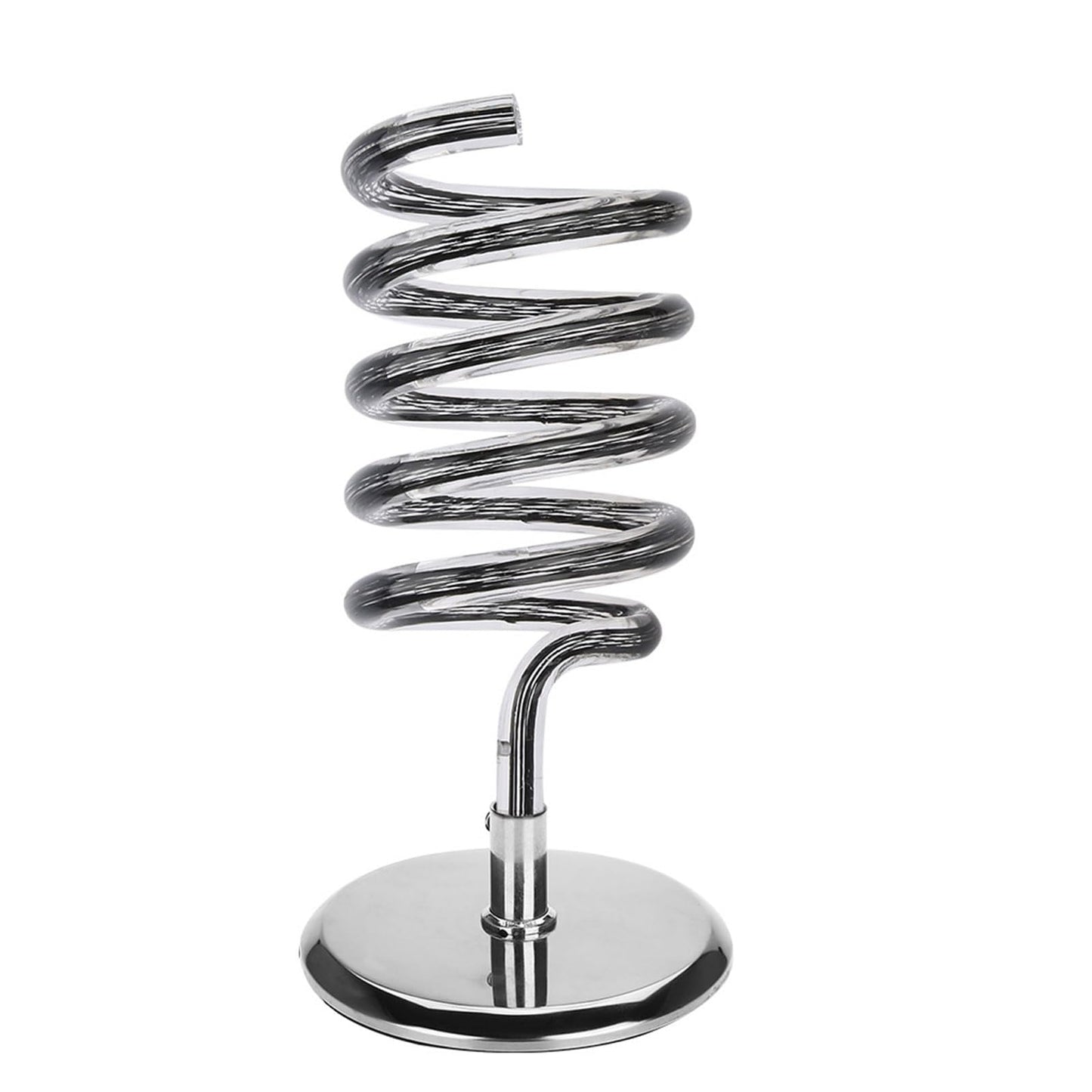 Hair Dryer Holder Desktop, Spiral Blow Hairdryer Stand Stainless Steel Hairdryer Holder Table Top Hair Straightener Holder Standing, for Bathroom