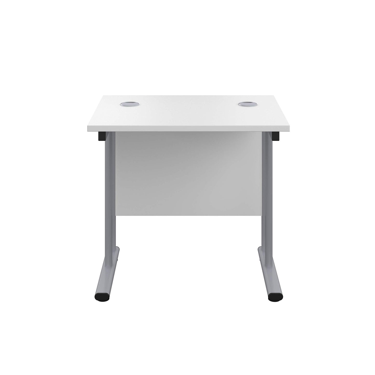 Office Hippo Heavy Duty Rectangular Cantilever Office Desk, Home Office Desk, Office Table, Integrated Cable Ports, PC Desk For Office or Home