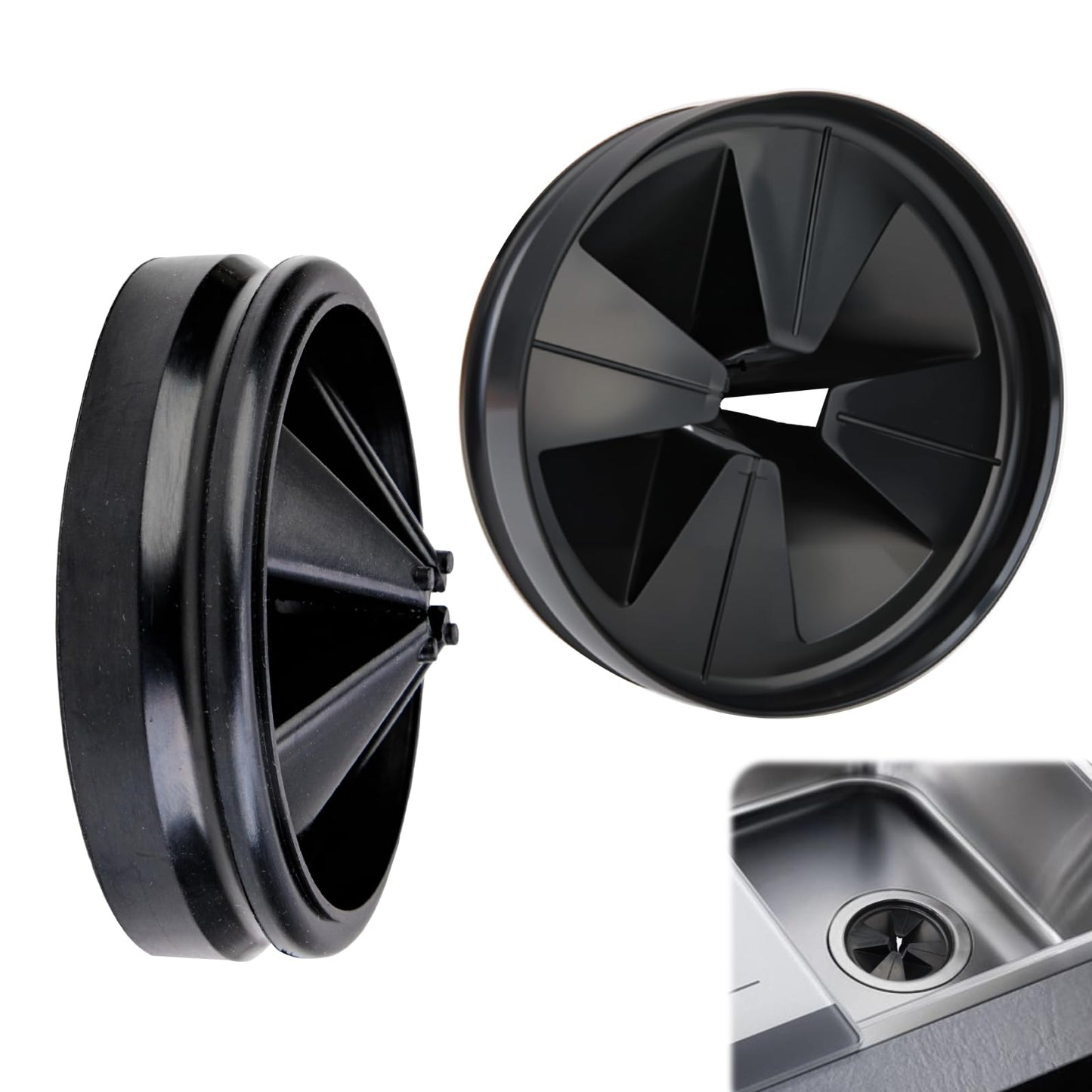 Silicone Garbage Disposal Splash Guard,Fit for Insinkerator Disposal Plug