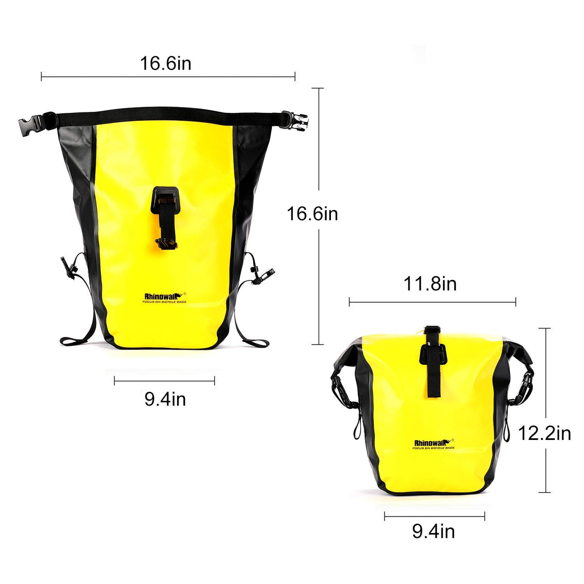 Rhinowalk Bike Pannier Bag Waterproof 20L for Bicycle Cargo Rack Saddle Bag Shoulder Bag Professional Cycling Accessories