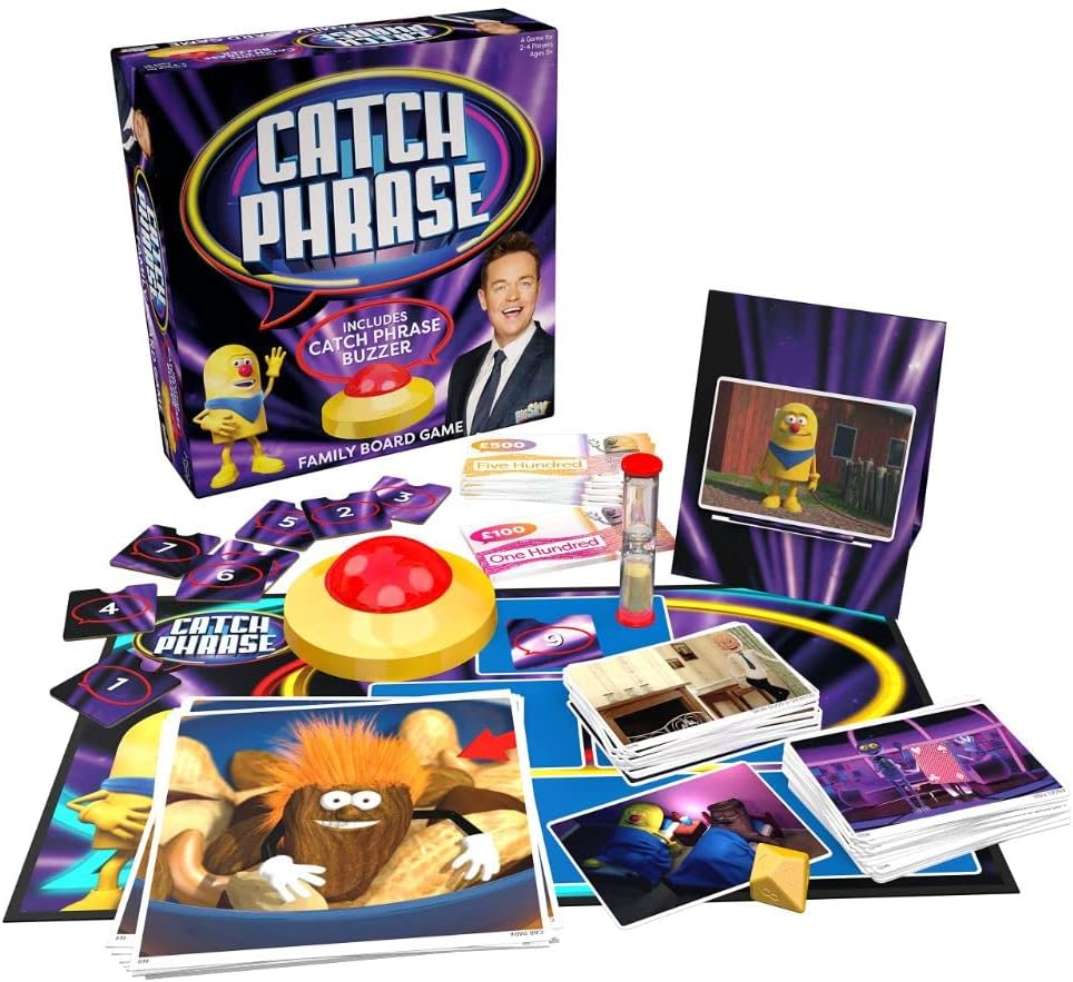 Catchphrase with Stephen Mulhern Official Family Board Game, New but open scruffy box