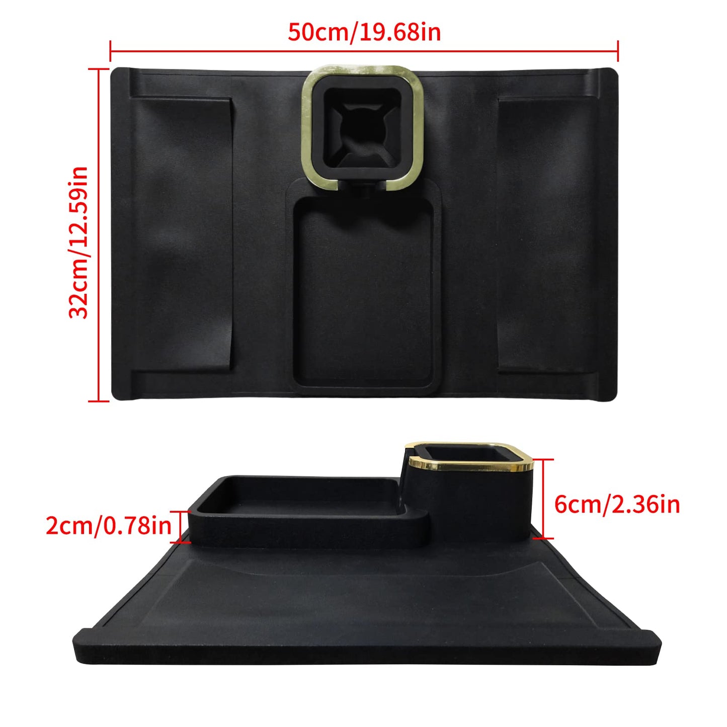 IULONEE Silikon Sofa Armlehne Tablett Rutschfeste Couch Ablage Sofa Drink Caddy Couch Quadratisches Tablett Sofa Armlehnen Organizer Mit Tablett