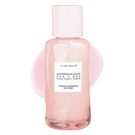 Glow Recipe PHA + BHA Face Toner - Korean Skin Care Pore Minimizer & Gentle Facial Exfoliator for Tightening, Hydrating & Exfoliating - Glycerin,