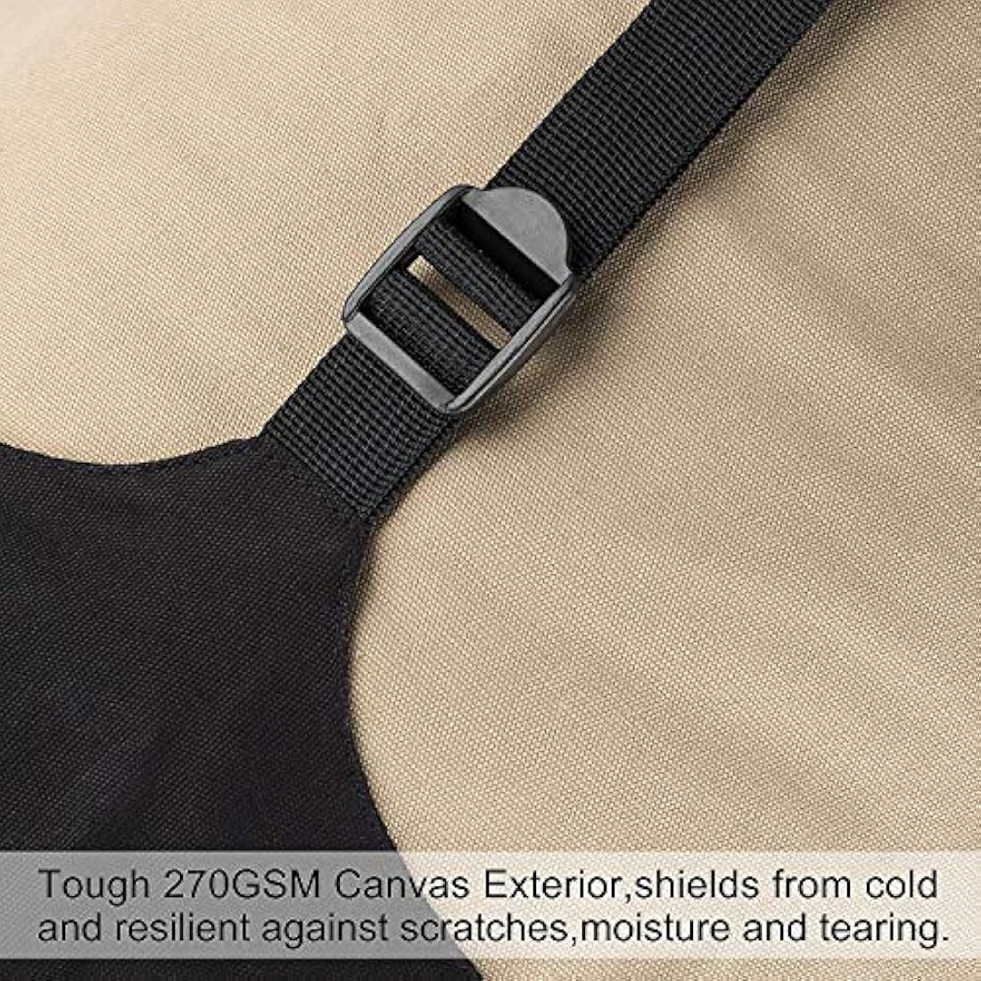 Winter 0 Degree Canvas Sleeping Bag for Fishing, Hunting, Traveling and Camping Particularly in Cold Winter Outdoor with Removable Flannel Liner and Free Compression Sack for Big and Tall Adults