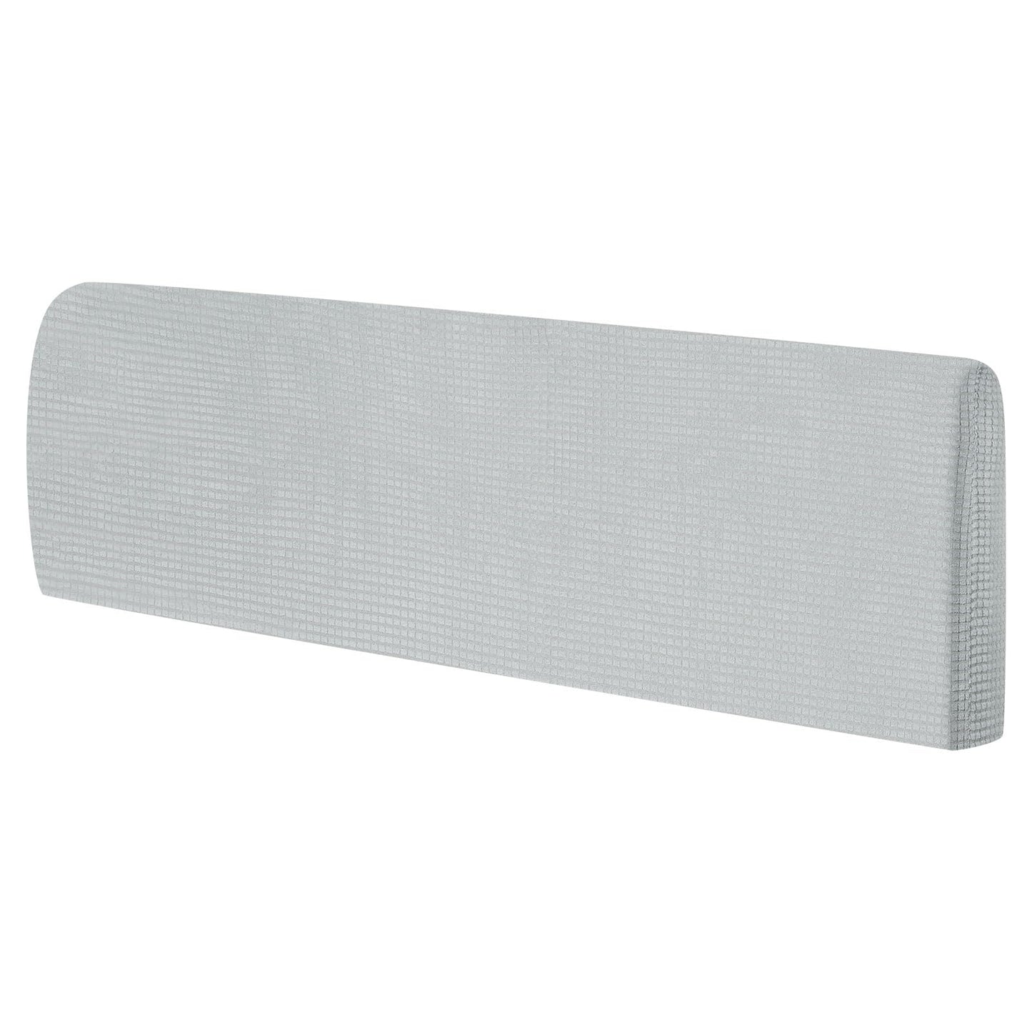 Sourcing Map Stretch Bed Headboard Slipcover, 1.8m Dustproof Protector Cover, Jacquard Furniture Cover for 1.7-1.9m Headboard, Grey