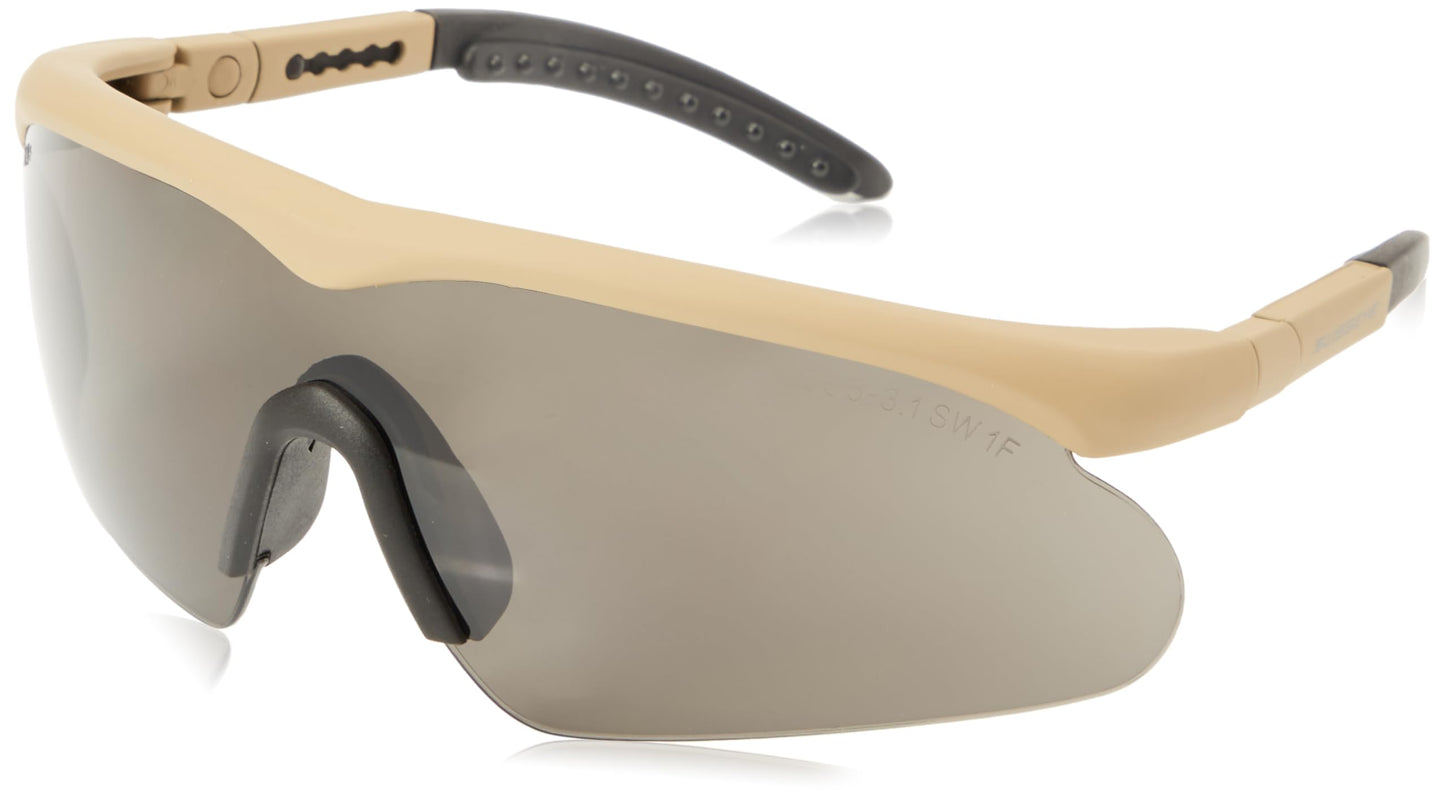 Swiss Eye Raptor sports glasses, rubber brown
