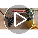 Russell Hobbs Cylinder Vacuum Cleaner COMPACT XS 1.5 Litre Grey & Silver with 3 in 1 Multi-Tool, Triple Filtration 700W Ultra Compact, 2 Year Guarantee RHCV1611