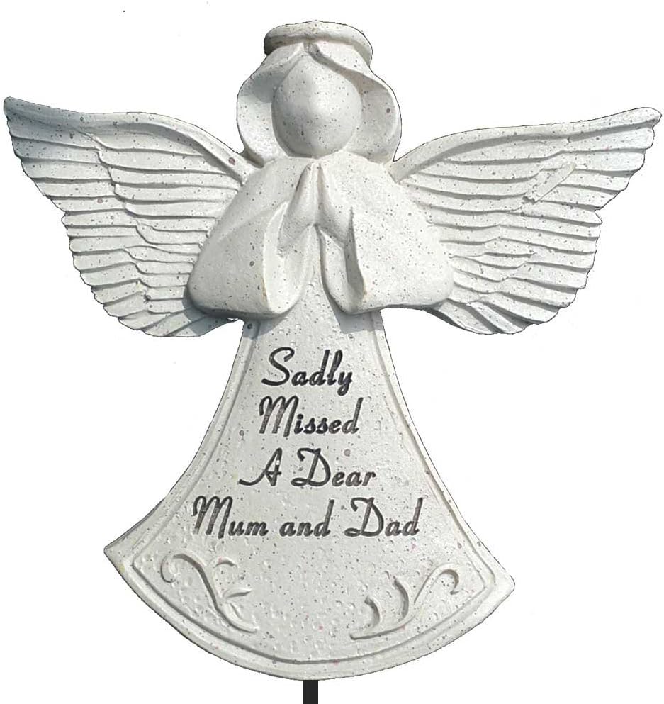 Mum & Dad Guardian Angel Stick Graveside Ornament