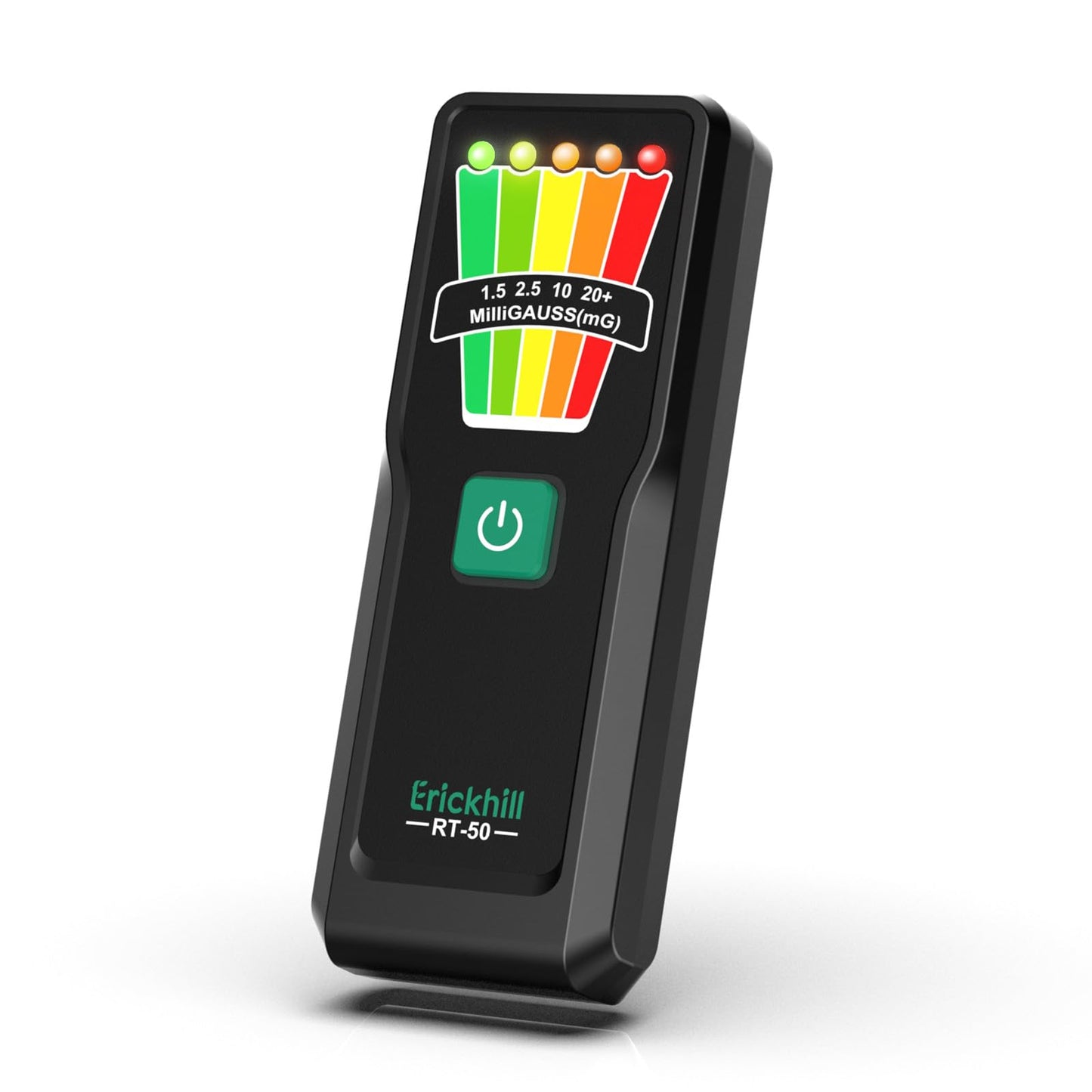 ERICKHILL EMF Meter, Ghost Hunting Equipment for Paranormal Investigations, 5-Level LED Alerts, 30Hz?20kHz Wide Range Handheld EMF Reader, Paranormal