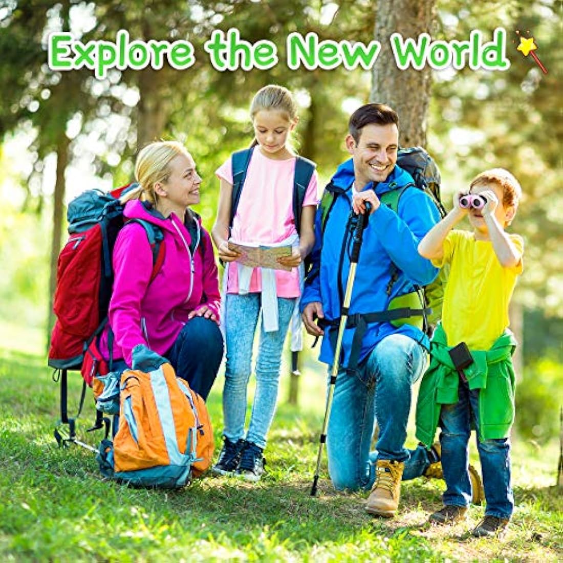 EUTOYZ Binoculars for Kids, 4 5 6 7 8 9 Year Old Girl Gifts for 3-10 Year Olds Boys Toys Age 4-10 Kids Toys Outdoor Toys for Kids Xmas Gifts Stocking Fillers Child Birthday Gifts Pink